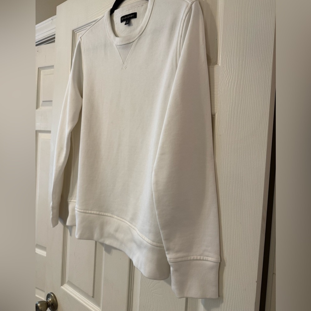 Banana Republic Women's White Sweatshirt - Picture 6 of 8